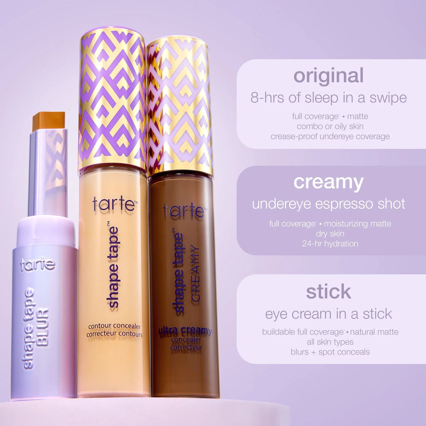 Tarte Big Stick Energy Duo – Shape Tape Concealer Stick & Brush