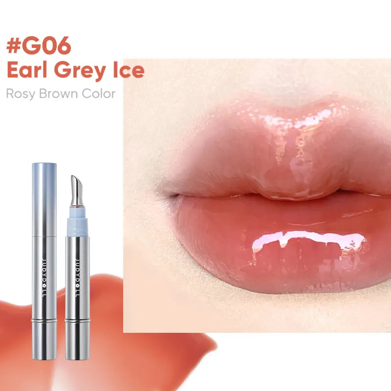JUDYDOLL Watery Essence Lip Glaze, Blur, Mirror Lip Stain, Glossy, Moisturizing, Liquid Lipstick, Non-Drying, Tinted Lip Oil, Plumping, Diverse Shades, Not Easy To Fade, Cosmetics, Makeup, Blooming Beauty, Mother's Day Gift, Summervibes