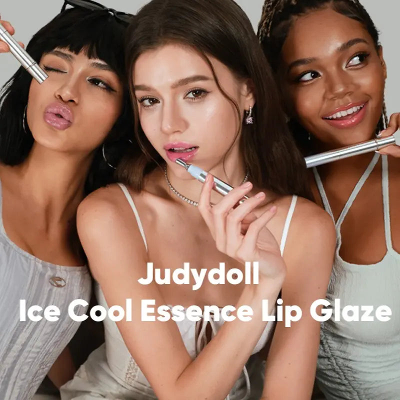 JUDYDOLL Watery Essence Lip Glaze, Blur, Mirror Lip Stain, Glossy, Moisturizing, Liquid Lipstick, Non-Drying, Tinted Lip Oil, Plumping, Diverse Shades, Not Easy To Fade, Cosmetics, Makeup, Blooming Beauty, Mother's Day Gift, Summervibes