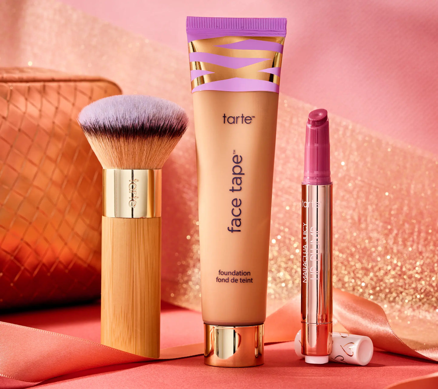 tarte Super- Size Face Tape Foundation 3-Pc Kit with Bag