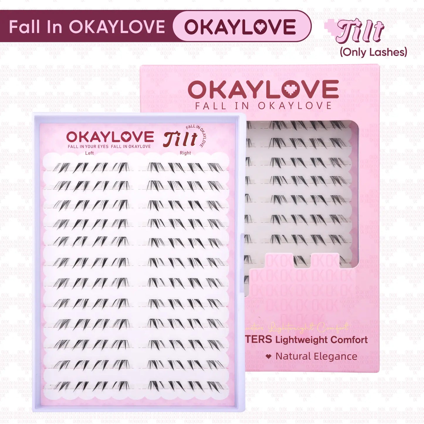 OKAYLOVE Manga-Fox Lash Clusters Kit