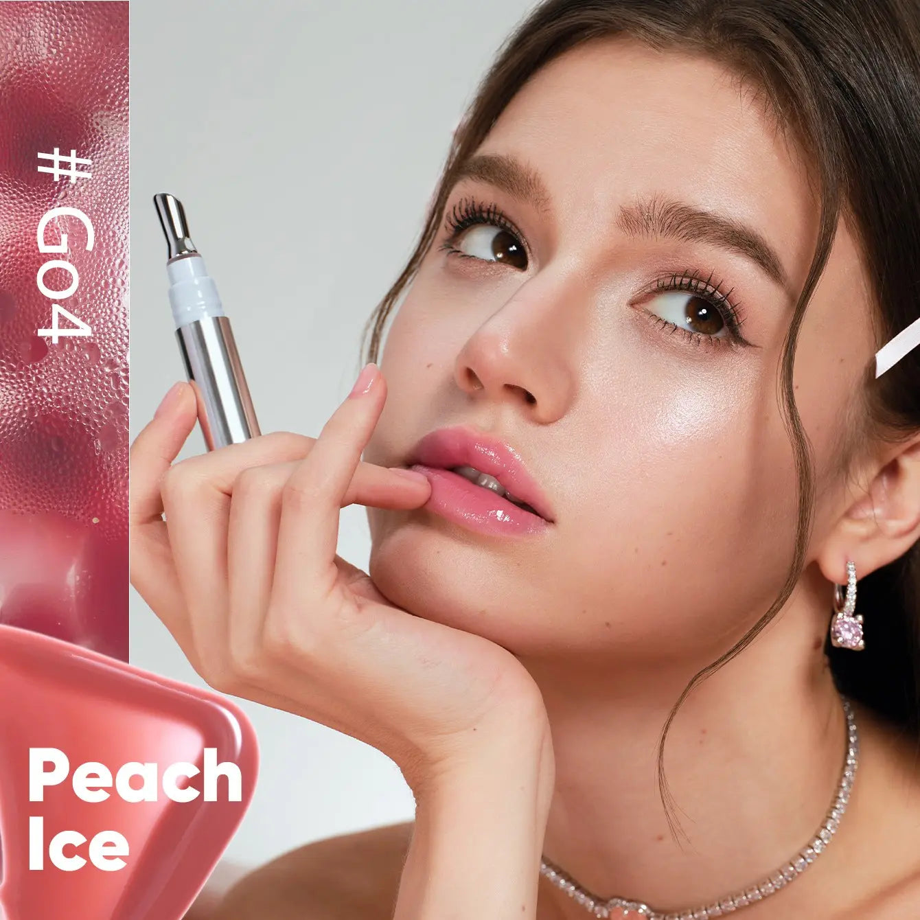 JUDYDOLL Watery Essence Lip Glaze, Blur, Mirror Lip Stain, Glossy, Moisturizing, Liquid Lipstick, Non-Drying, Tinted Lip Oil, Plumping, Diverse Shades, Not Easy To Fade, Cosmetics, Makeup, Blooming Beauty, Mother's Day Gift, Summervibes